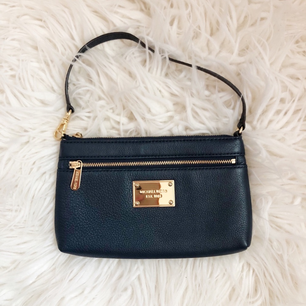 Michael Kors Navy Clutch - Like New
